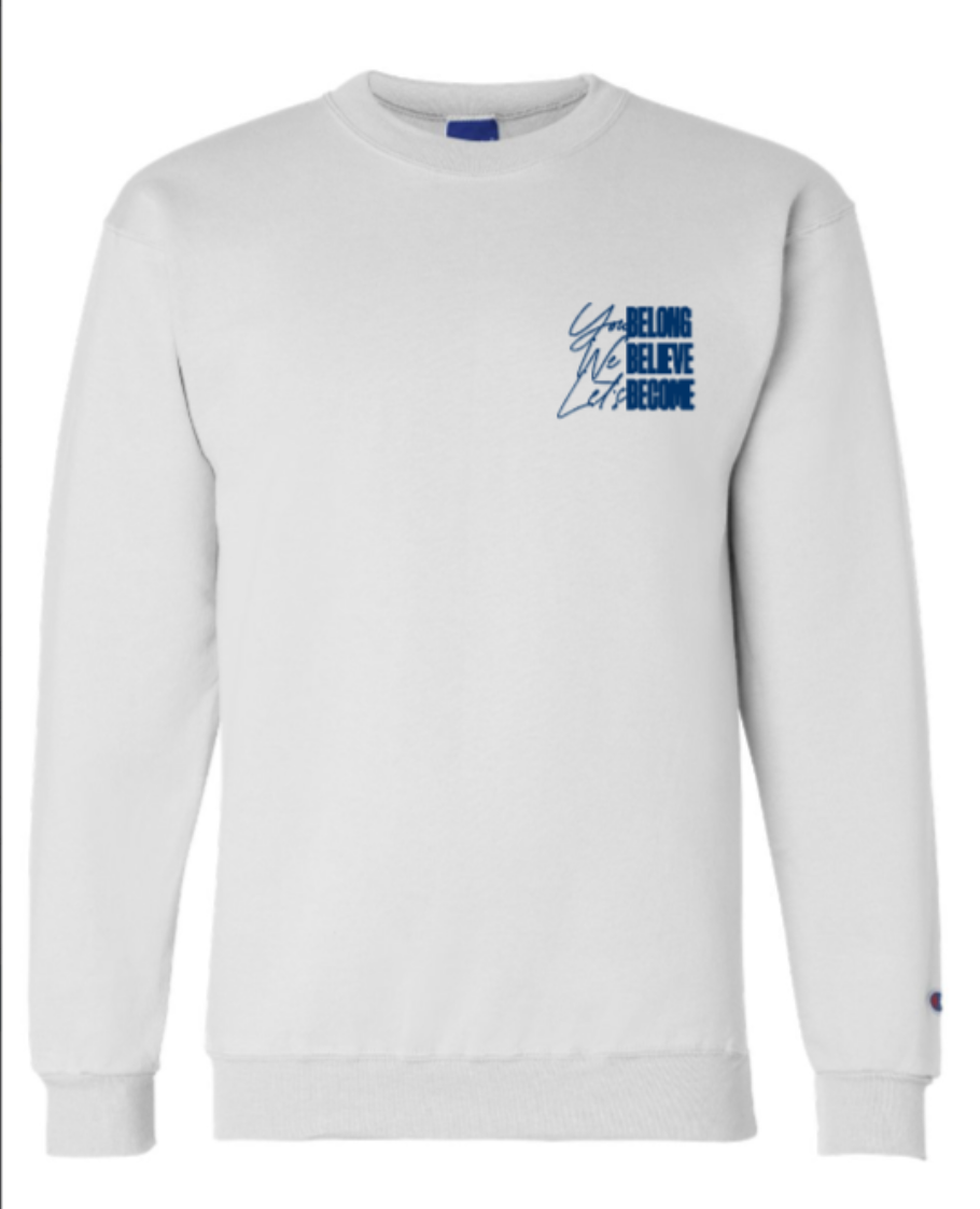 LCYA White Crewneck
