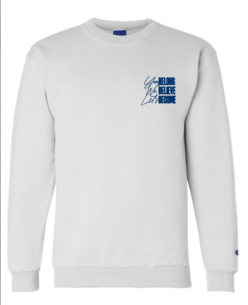 LCYA White Crewneck