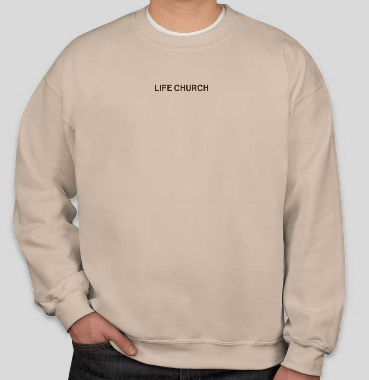 Greater Mission Crewneck - Sand